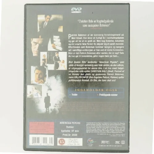 American Psycho DVD med Christian Bale (DVD)