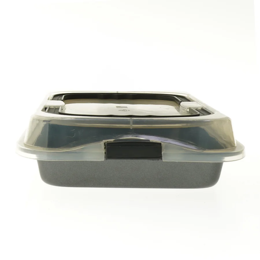 Rektangulær bageform med låg (str. 36x23,5 cm)