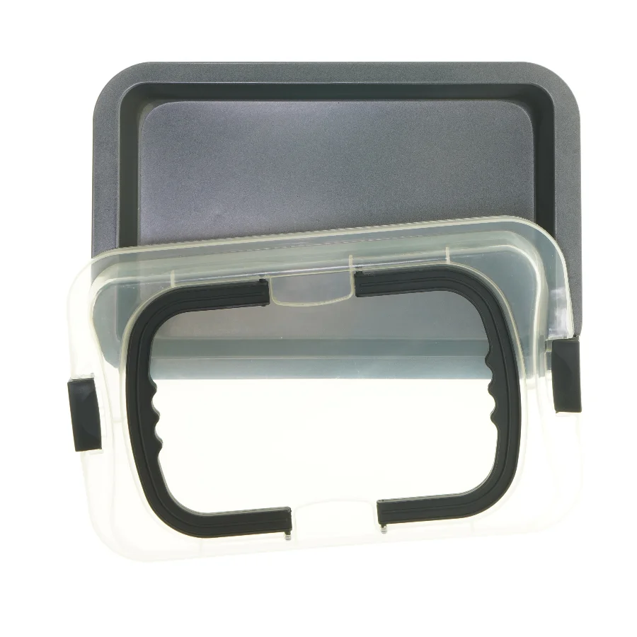 Rektangulær bageform med låg (str. 36x23,5 cm)