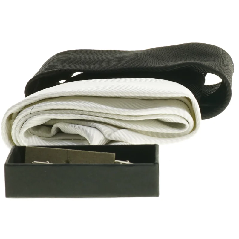 Sæt med slips og manchetknapper (str. 152 cm)