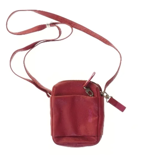 Rød skuldertaske (str. 21x4x16 cm)