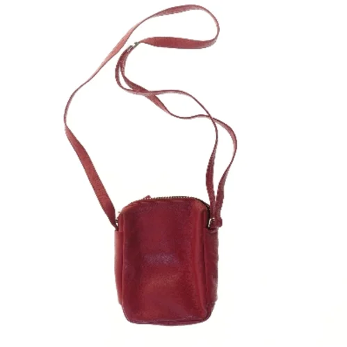 Rød skuldertaske (str. 21x4x16 cm)