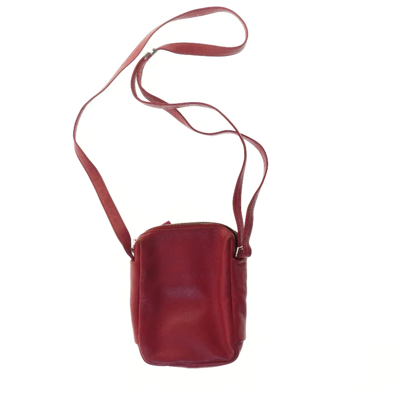 Rød skuldertaske (str. 21x4x16 cm)