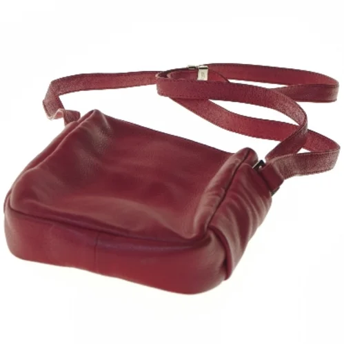 Rød skuldertaske (str. 21x4x16 cm)