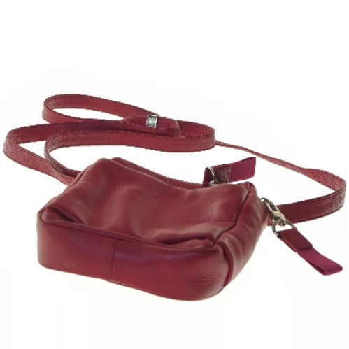 Rød skuldertaske (str. 21x4x16 cm)