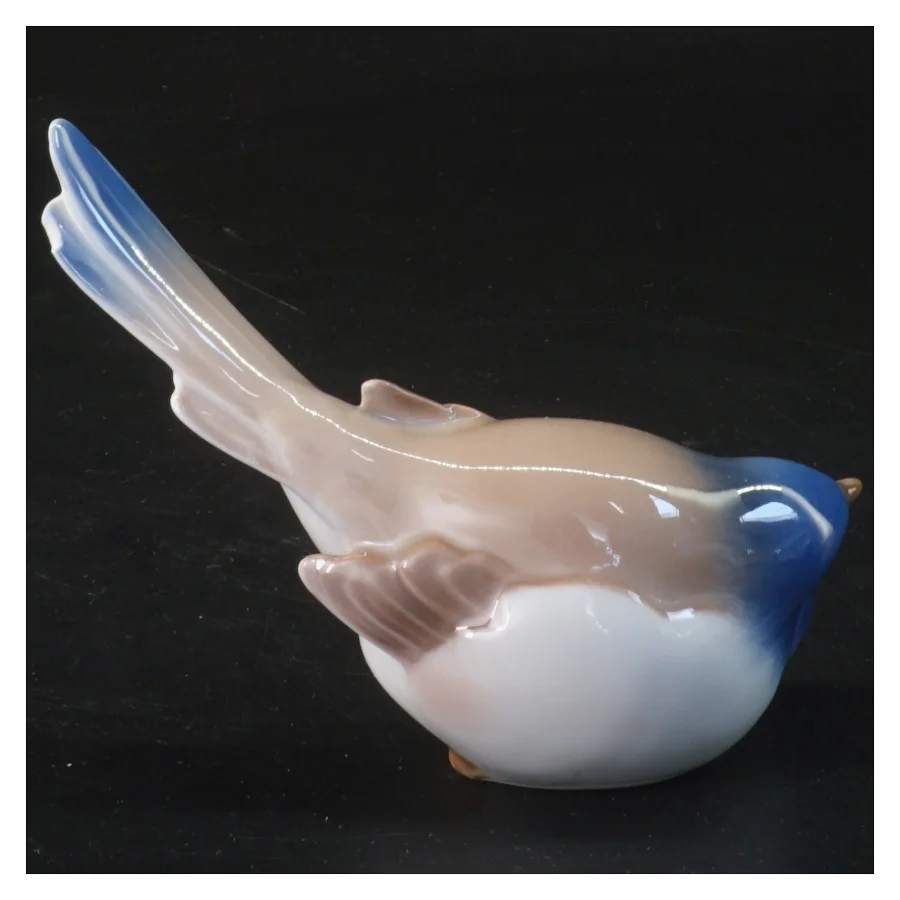 Porcelænsfugl fra B&G (str. 13 cm)