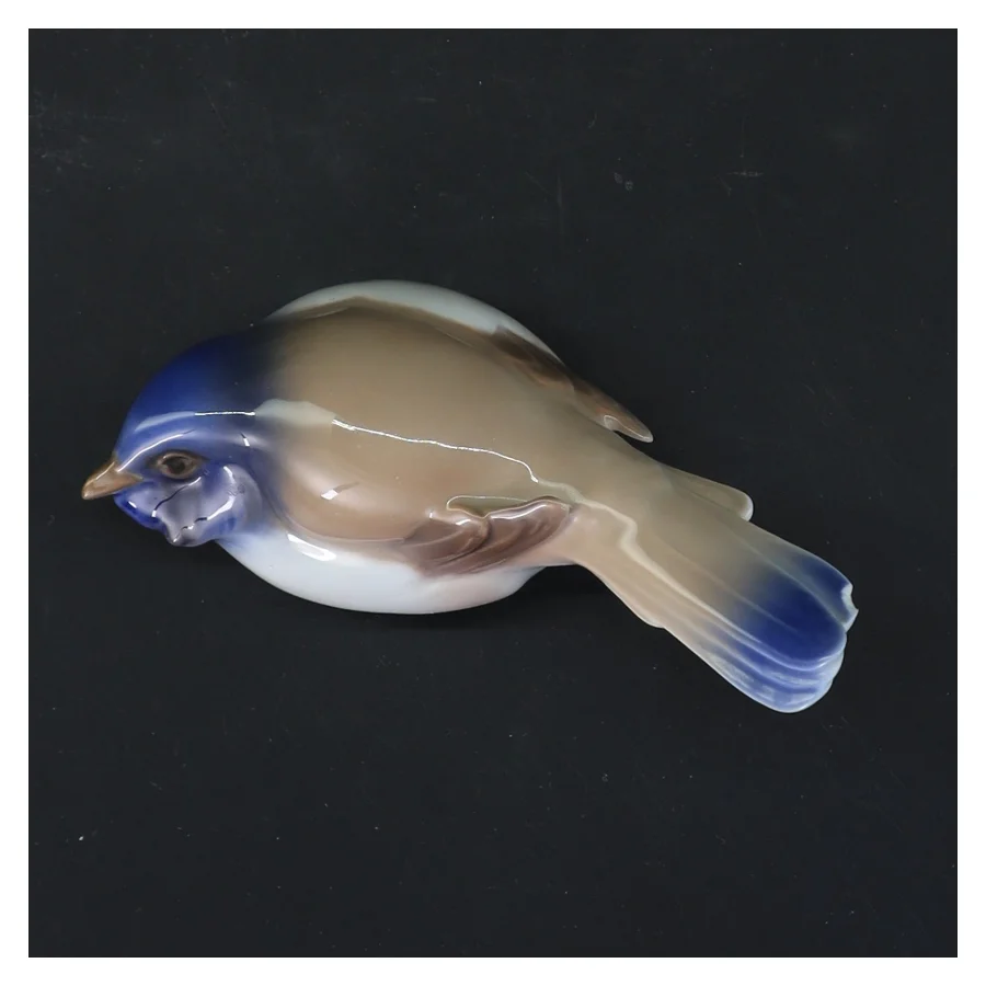 Porcelænsfugl fra B&G (str. 13 cm)