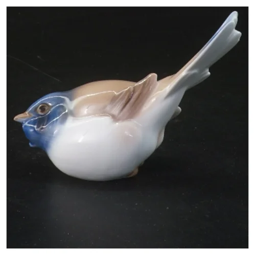 Porcelænsfugl fra B&G (str. 13 cm)