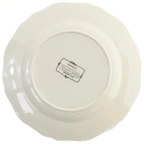 Dekorativ tallerken med landskabsdesign (str. Ø 25,5 cm)