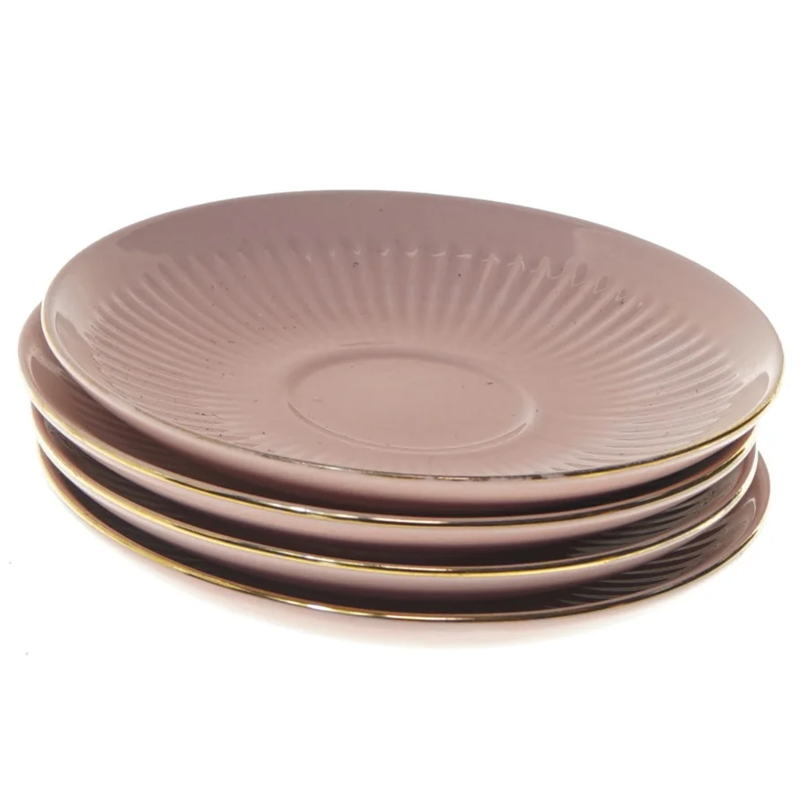 Søholm porcelæn tallerkener fra Søholm (str. 4 styk, ø 14 cm)