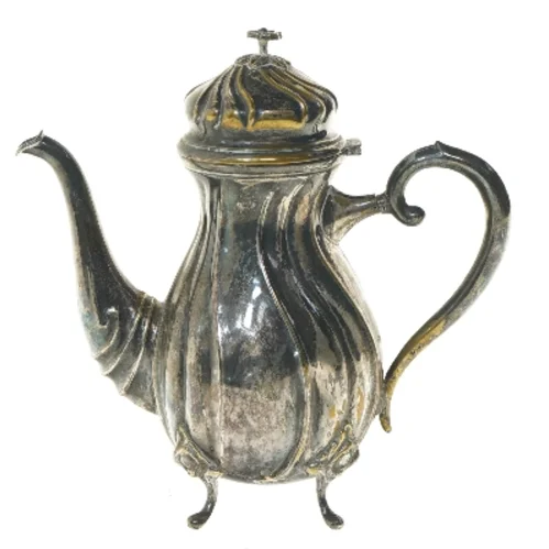 Vintage metal tekande (str. 25x25x12 cm)