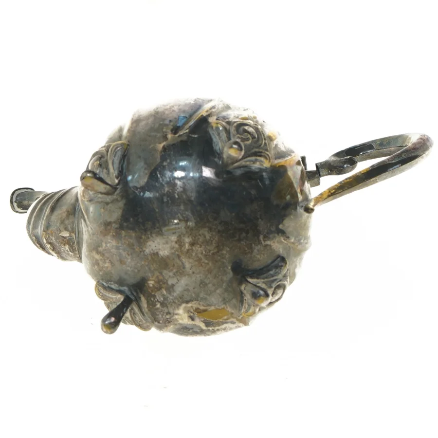 Vintage metal tekande (str. 25x25x12 cm)