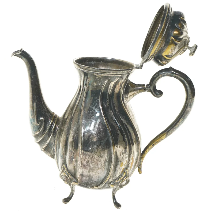 Vintage metal tekande (str. 25x25x12 cm)