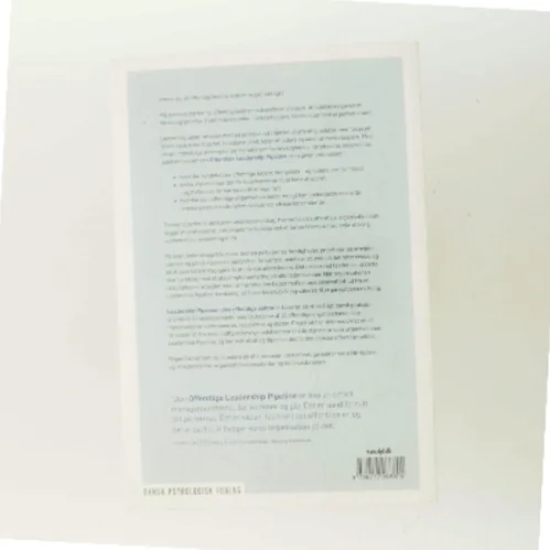 Leadership pipeline i den offentlige sektor af Kristian Dahl (Bog)