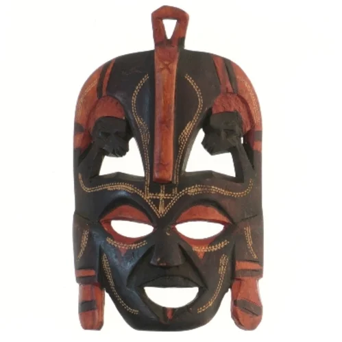 Dekorativt træmaske (str. 24x14 cm)