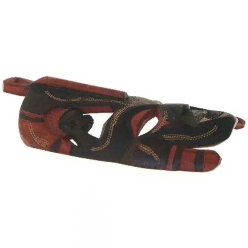 Dekorativt træmaske (str. 24x14 cm)