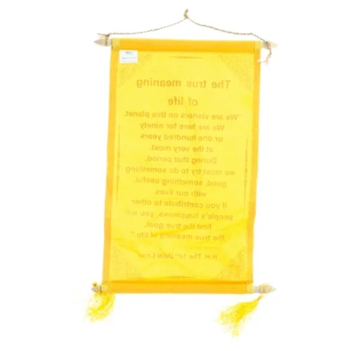 Dekorativ Vægbanner med Citat (str. 36 x 21 cm)