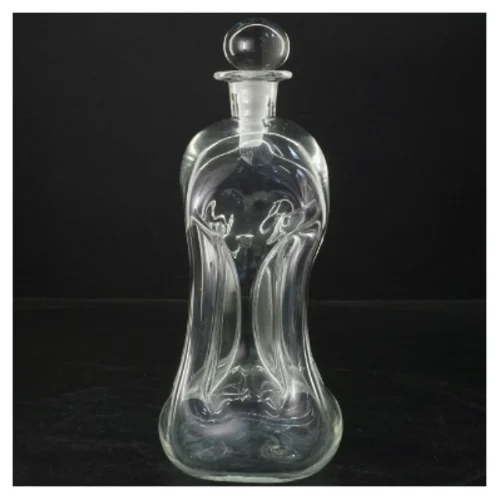 Glas karaffel med prop fra Holmegaard (str. 22 cm)