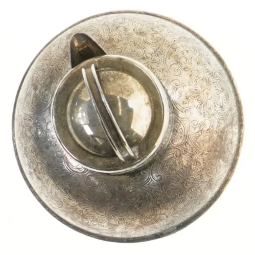 Antik dekoreret kande (str. 18x13 cm)