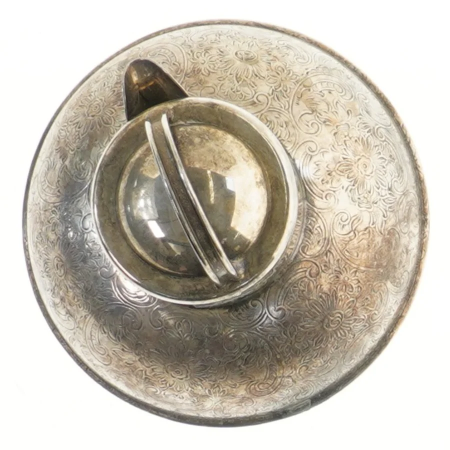 Antik dekoreret kande (str. 18x13 cm)