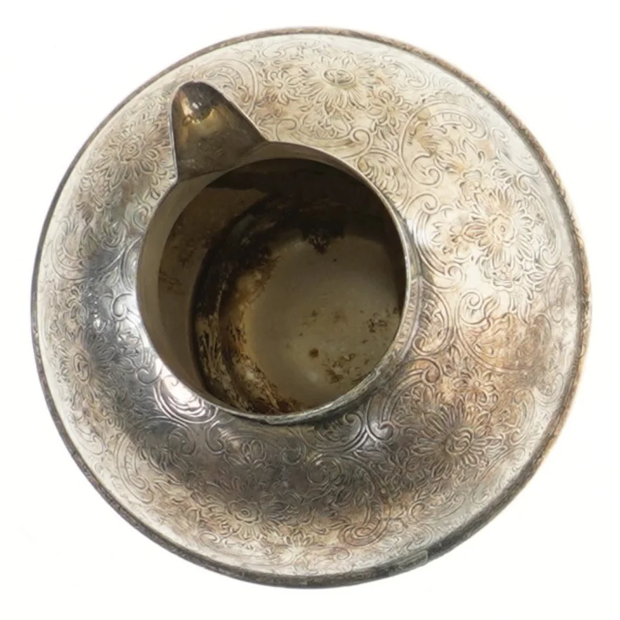 Antik dekoreret kande (str. 18x13 cm)