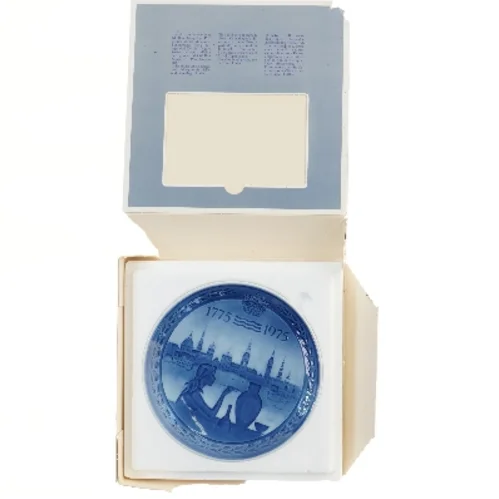 Royal Copenhagen jubilæumsplatte fra Royal Copenhagen (str. Ø 18 cm)