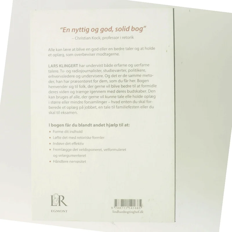 Brænd igennem : få dit budskab ud og nå dine tilhøreres hjerne og hjerte af Lars Klingert (Bog)