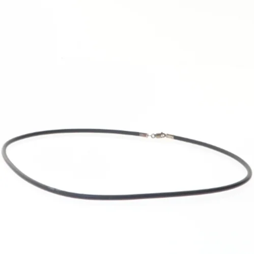 Sort halskæde (str. 50 cm)