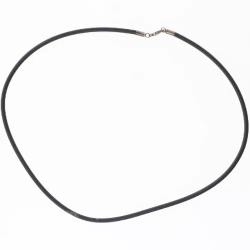 Sort halskæde (str. 50 cm)