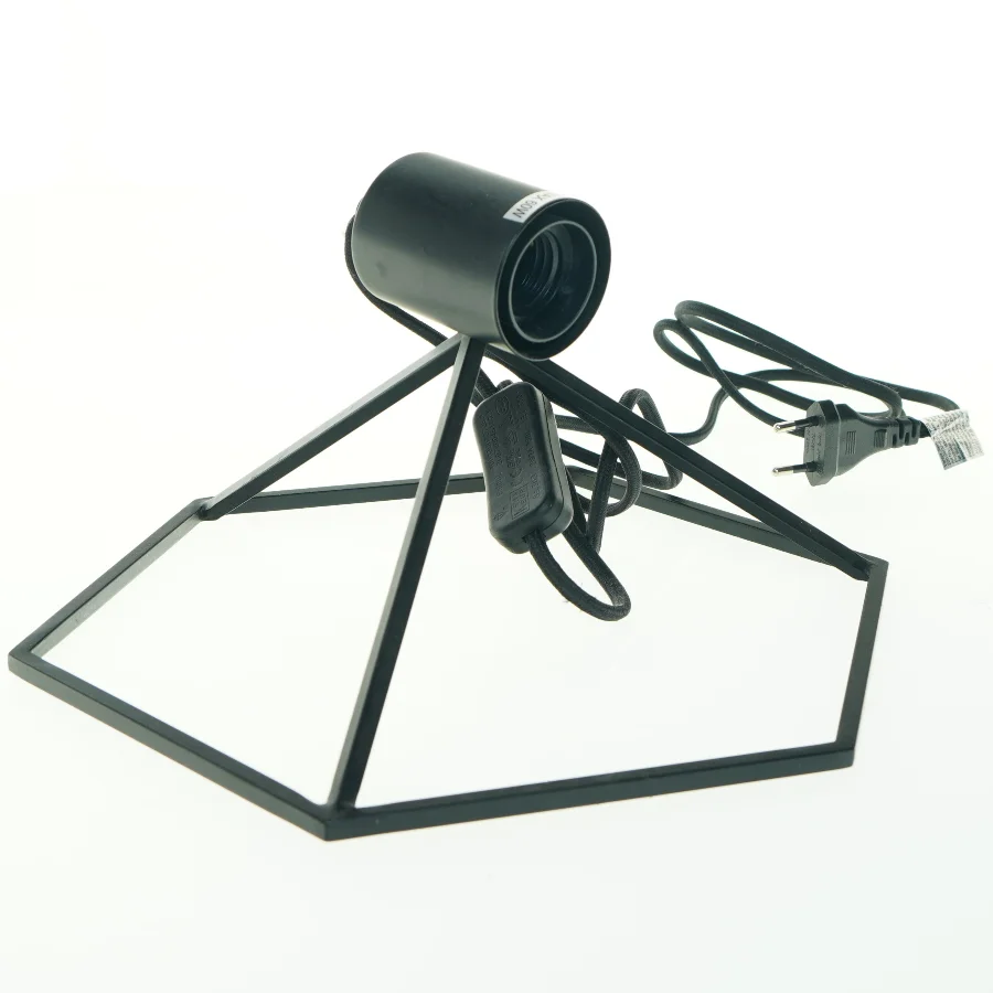 Geometrisk bordlampe (str. 25,5x15 cm)