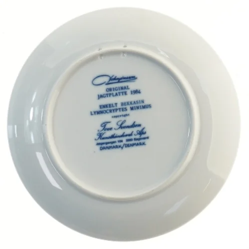 Dekorativ jagtplatte 1984 (str. Ø 19,5 cm)
