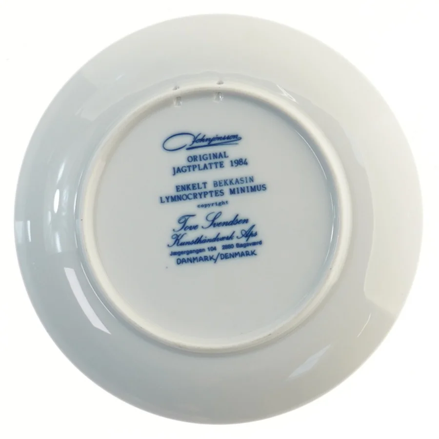 Dekorativ jagtplatte 1984 (str. Ø 19,5 cm)
