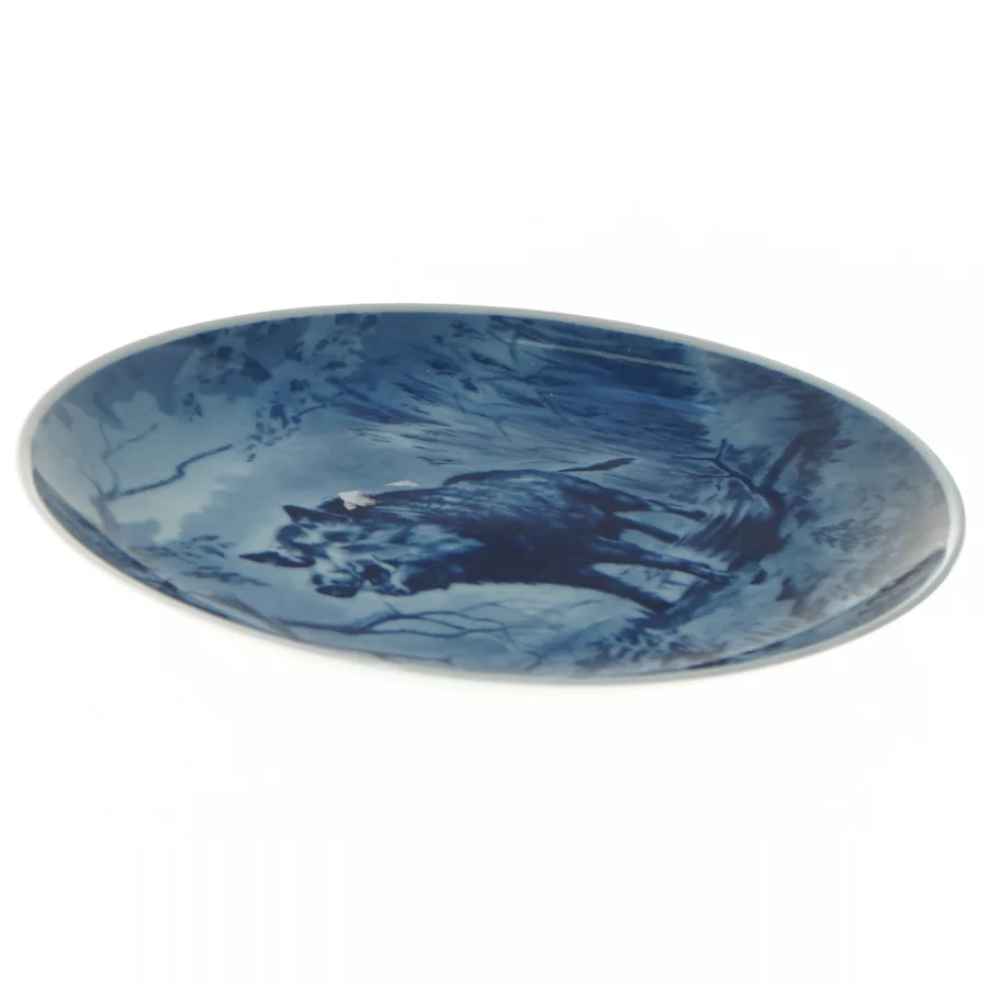 Original jagtplatte 1981 - Vildsvin fra Tove Svendsen (str. Ø 19,5 cm)