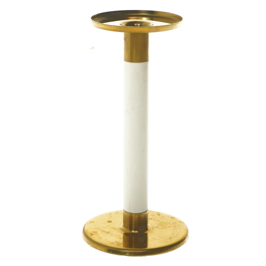 Lysestage i metal (str. 21x10 cm)