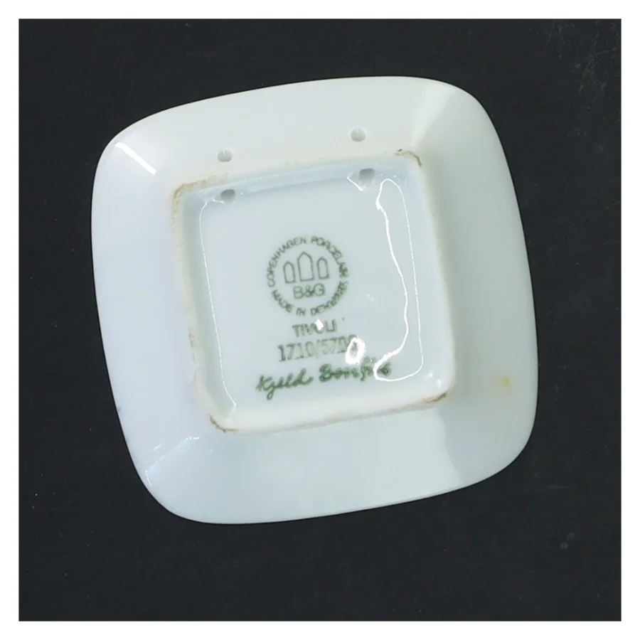 Plakette med Tivoli-motiv fra B&G (str. 8,5x8,5 cm)