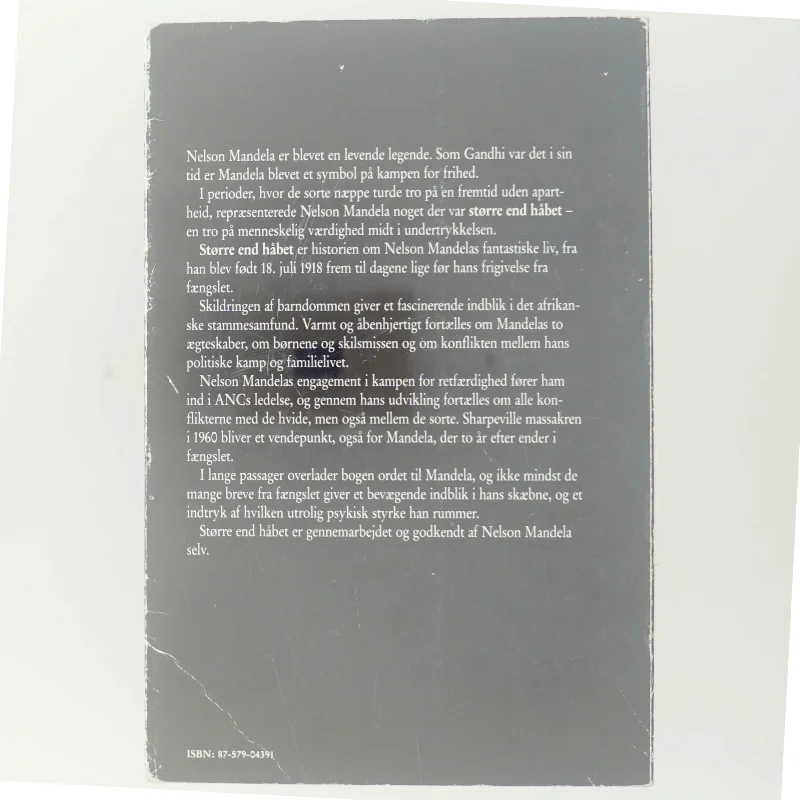 Nelson Mandela biografi