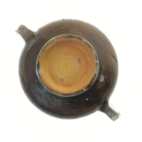 Dekorativ vase med håndtag (str. 15x11 cm)