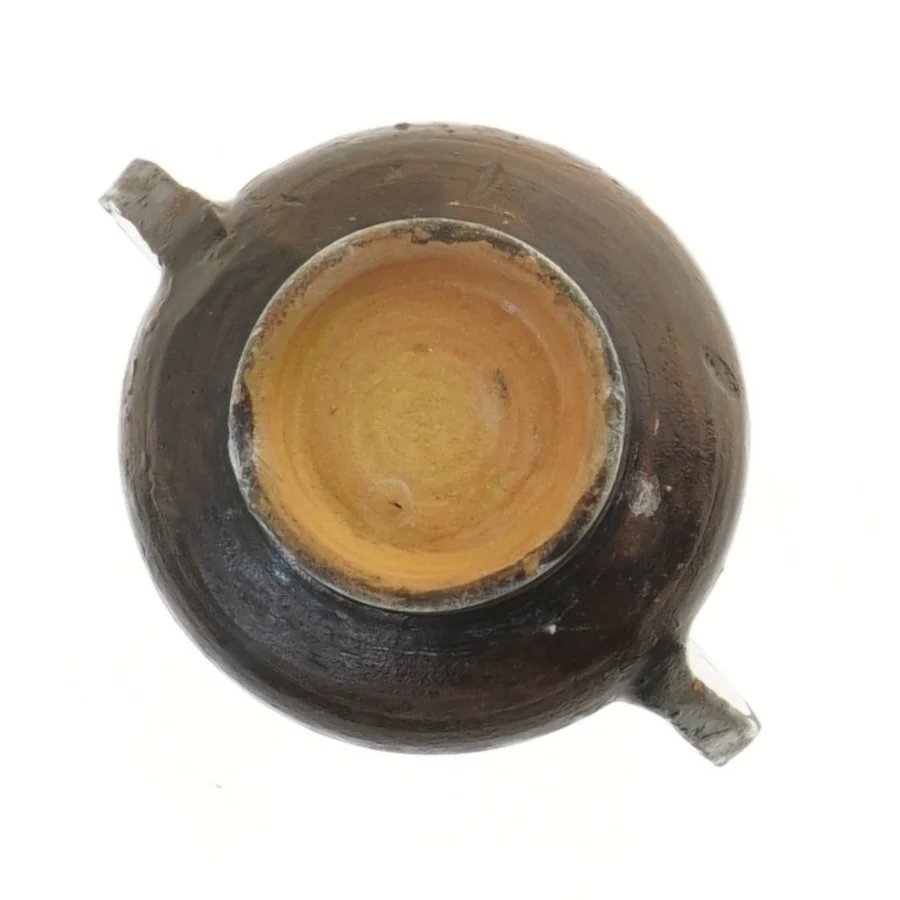 Dekorativ vase med håndtag (str. 15x11 cm)