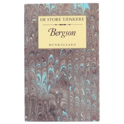 Bergson - De store tænkere (Bog)
