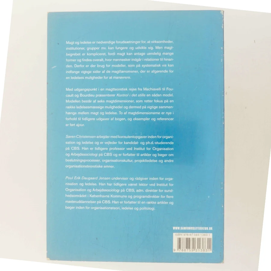 Kontrol i det stille : om magt og ledelse (Bog)