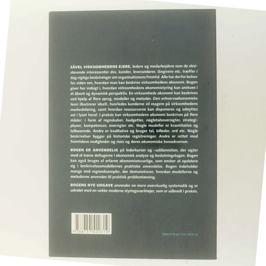 Økonomisk virksomhedsbeskrivelse af Preben Melander (Bog)