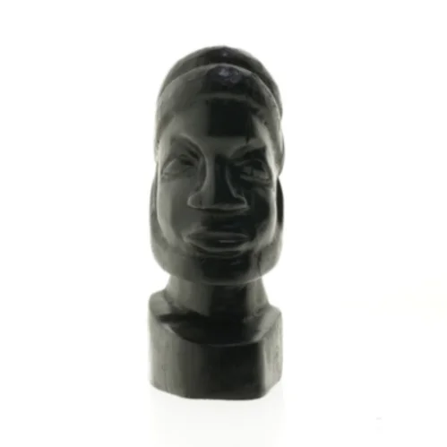 Skulptur af afrikansk mand (str. 22 cm)