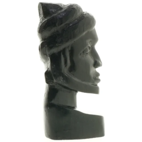 Skulptur af afrikansk mand (str. 22 cm)