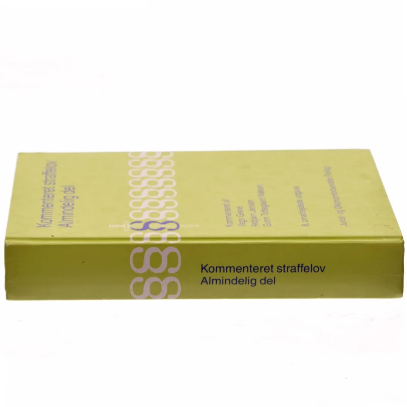 Kommenteret straffelov : Almindelig del : lovbekendtgørelse nr. 1068 af 6. november 2008 af Straffeloven af 15. april 1930 med ændringer, kap. 1-11 (§§ 1-97c) (Bog)