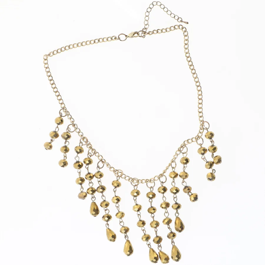 Krystal halskæde (str. 46 cm)