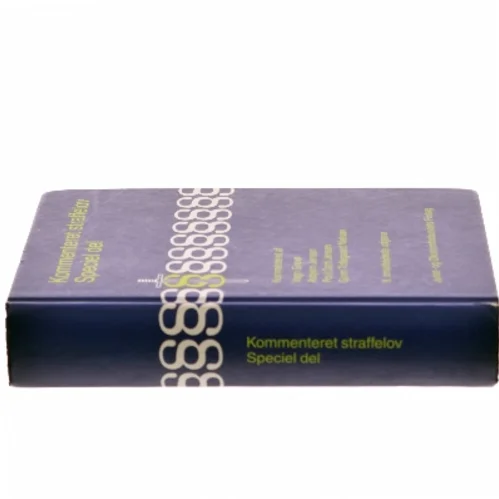 Kommenteret straffelov - Speciel del. Speciel del, lovbekendtgørelse nr. 1260 af 23. oktober 2007 af Straffeloven af 15. april 1930 med ændringer, Kap. 12-29 (§§ 98-306) af Vagn Greve (Bog)