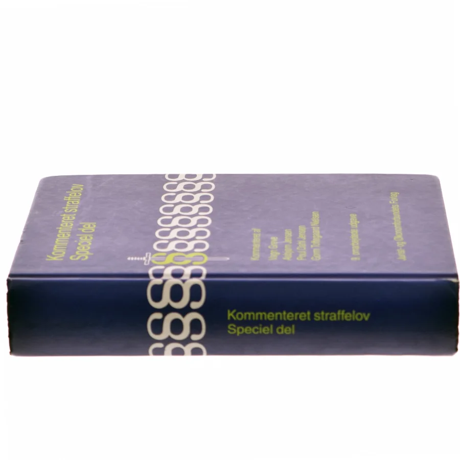 Kommenteret straffelov - Speciel del. Speciel del, lovbekendtgørelse nr. 1260 af 23. oktober 2007 af Straffeloven af 15. april 1930 med ændringer, Kap. 12-29 (§§ 98-306) af Vagn Greve (Bog)
