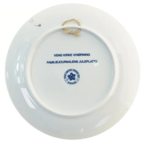 Juleplatte 1998 Veng Kirke fra Scan Lekven Design (str. Ø 19,5 cm)