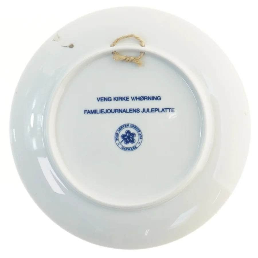 Juleplatte 1998 Veng Kirke fra Scan Lekven Design (str. Ø 19,5 cm)