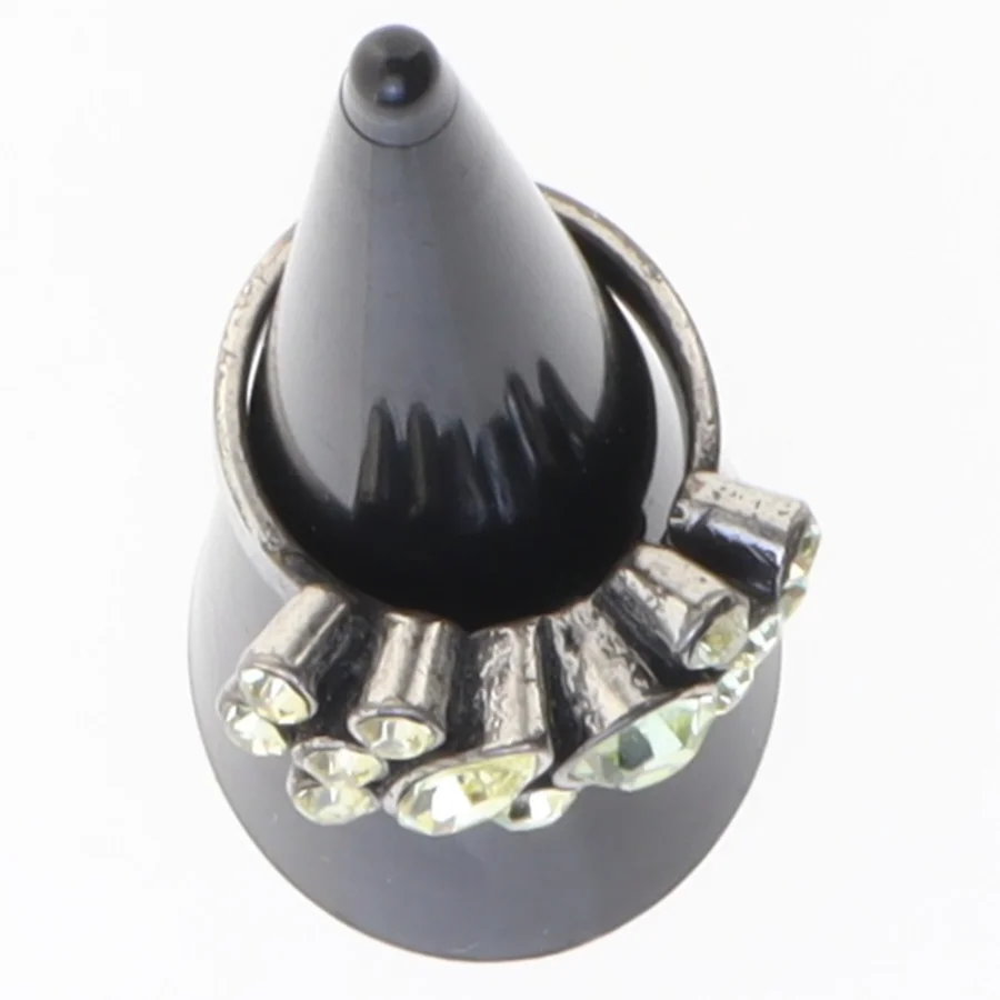 Vintage ring med sten (str. 53)